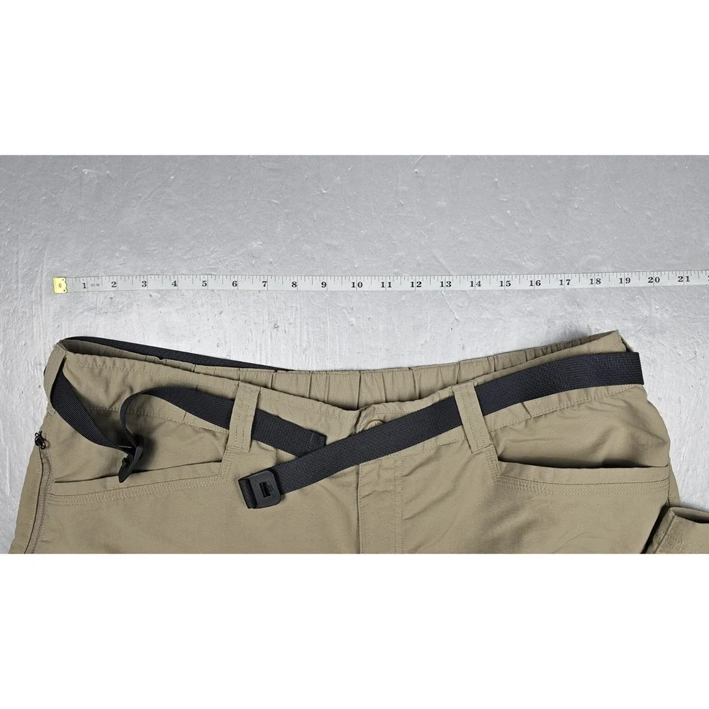 The North Face Paramount Convertible Hiking Pants Mens‎ XL Khaki Cargo Nylon
